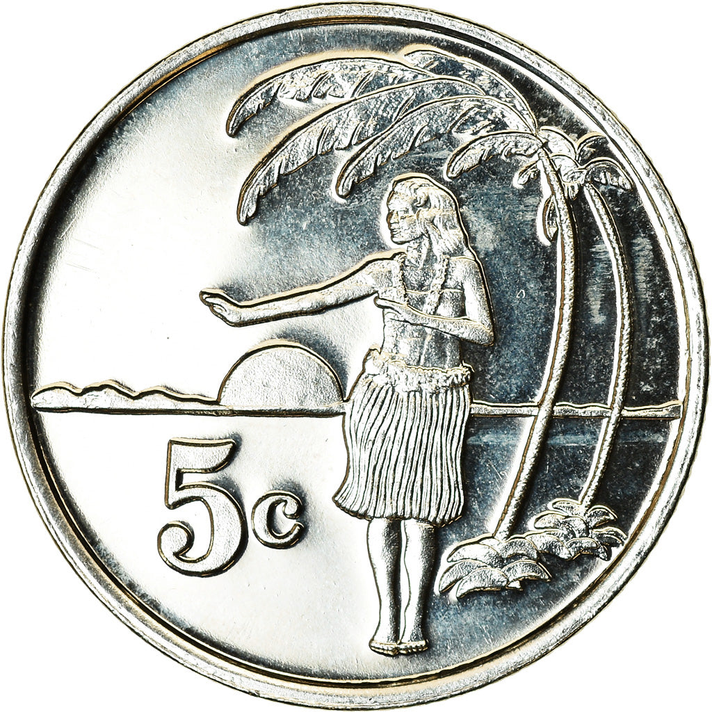 Coin, Tokelau, 5 Cents, 2012, MS(63), Cupro-nickel