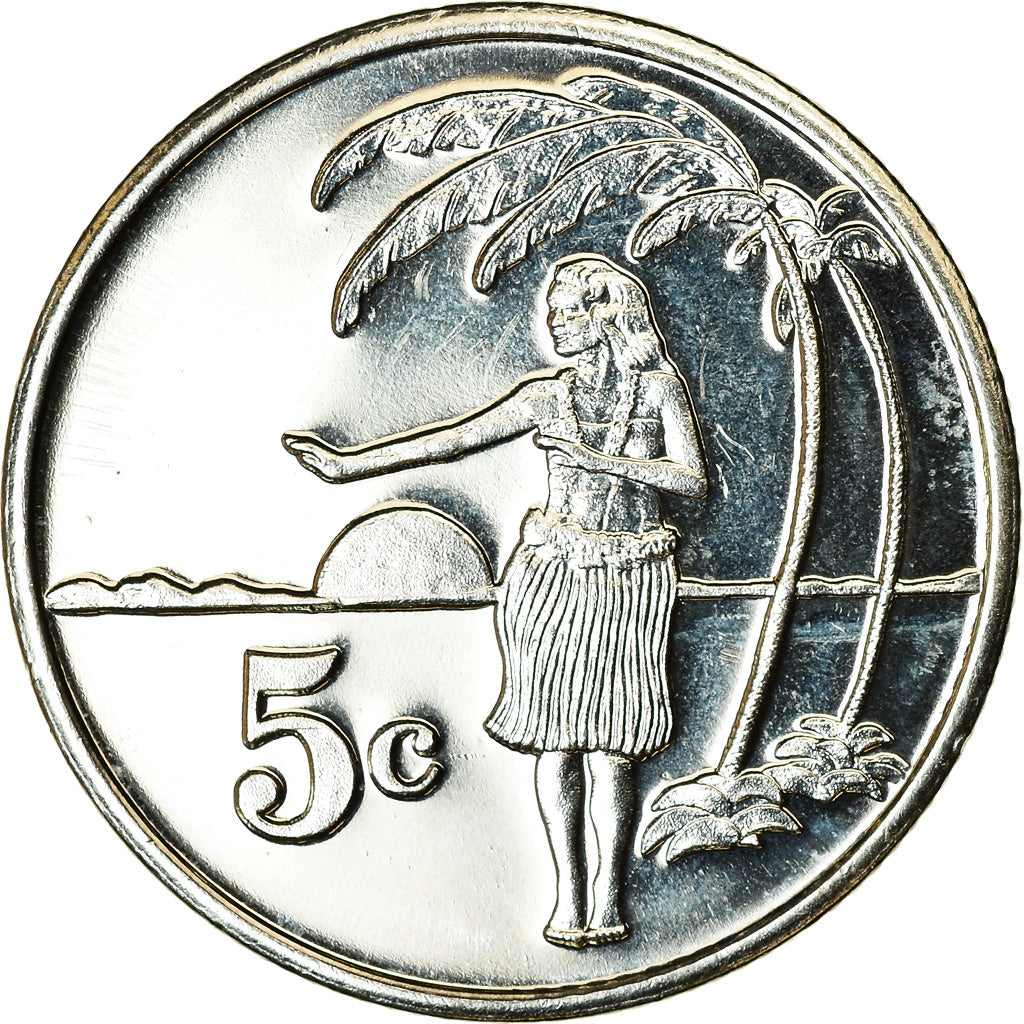 Coin, Tokelau, 5 Cents, 2012, MS(63), Cupro-nickel