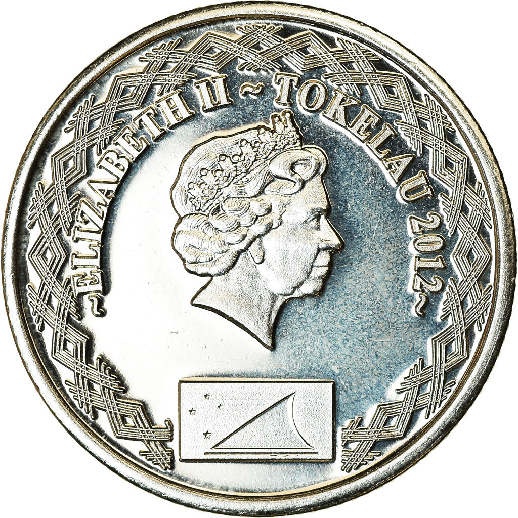 Coin, Tokelau, 5 Cents, 2012, MS(63), Cupro-nickel