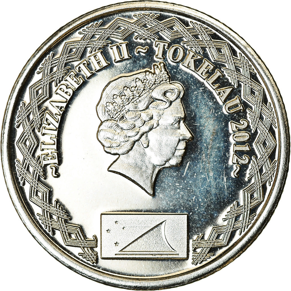 Coin, Tokelau, 5 Cents, 2012, MS(63), Cupro-nickel