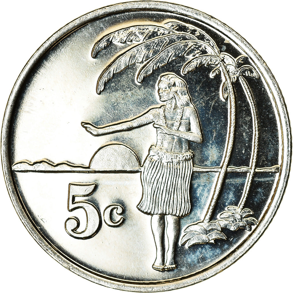 Coin, Tokelau, 5 Cents, 2012, MS(63), Cupro-nickel