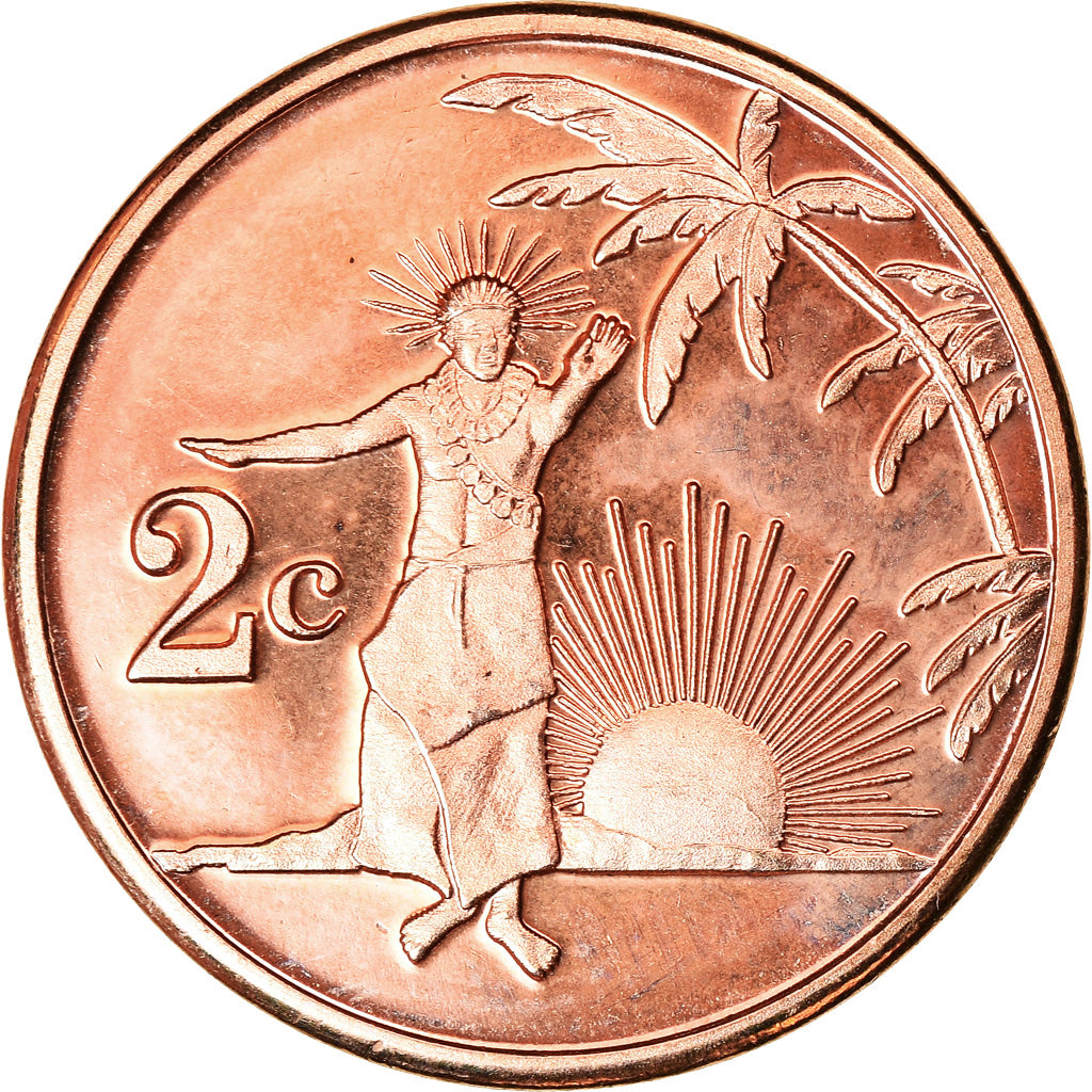 Moneta, Tokelau, 2 Cents, 2012, MS(63), Bronze