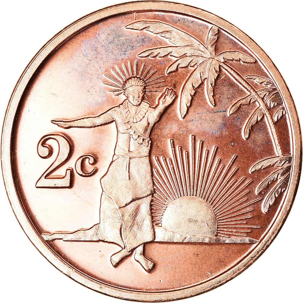 Moneta, Tokelau, 2 Cents, 2012, MS(63), Bronze