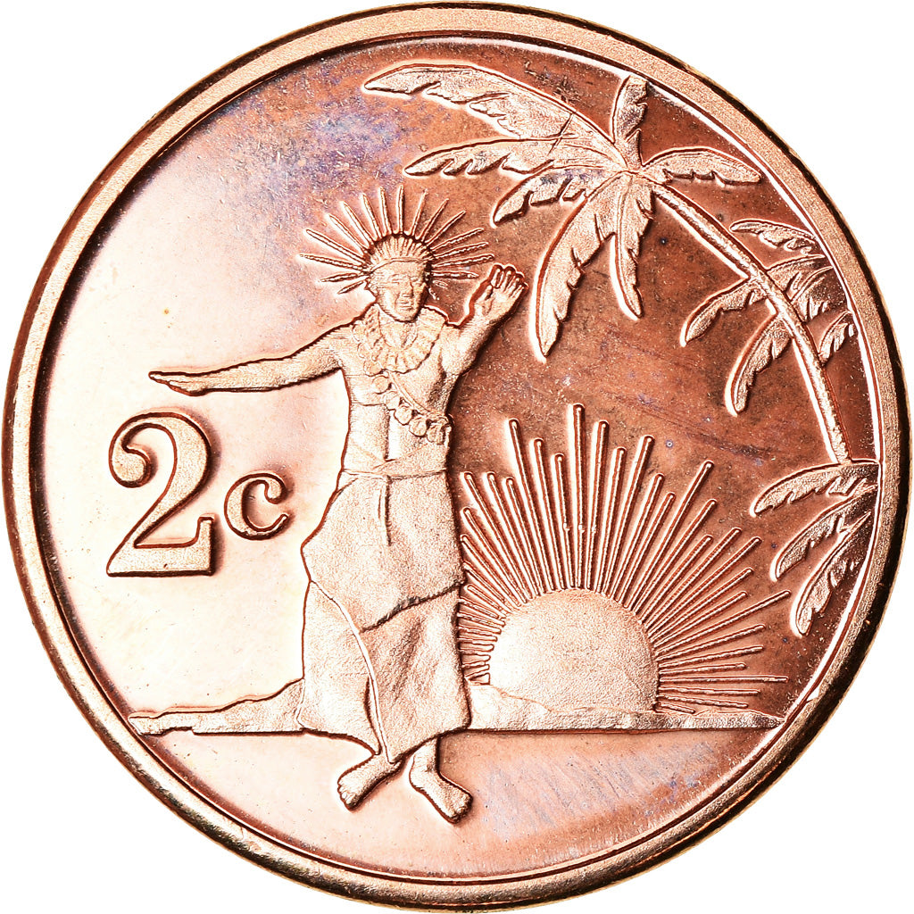 Moneta, Tokelau, 2 Cents, 2012, MS(63), Bronze