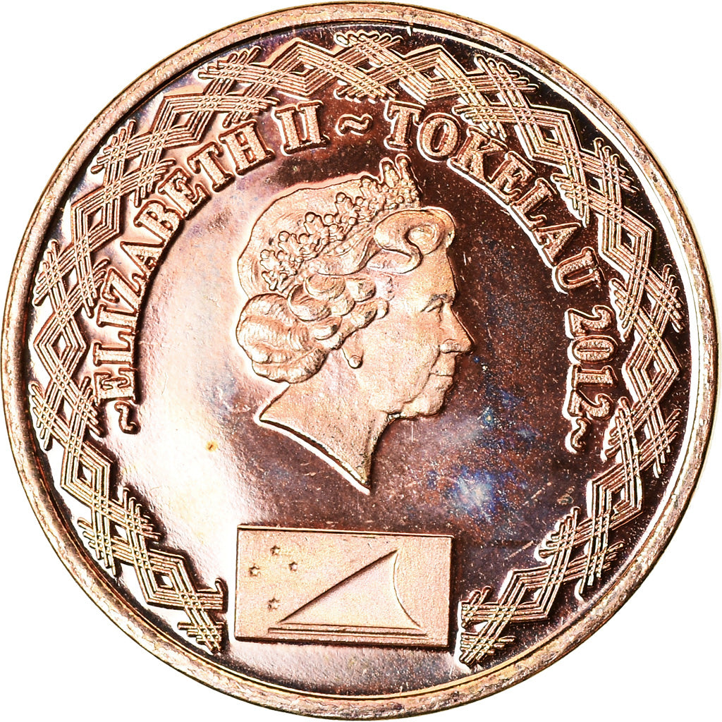 Moeda, Toquelau, Cent, 2012, MS(63), Bronze
