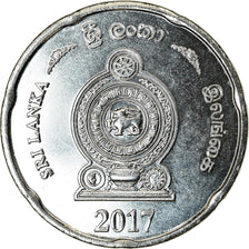 Coin, Sri Lanka, 2 Rupees, 2017, MS(63), Stainless Steel