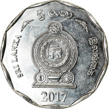 Coin, Sri Lanka, 10 Rupees, 2017, MS(63), Stainless Steel