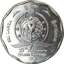 Coin, Sri Lanka, 10 Rupees, 2018, Sri Lanka Signals Corps, MS(63), Stainless