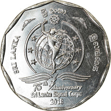 Coin, Sri Lanka, 10 Rupees, 2018, Sri Lanka Signals Corps, MS(63), Stainless