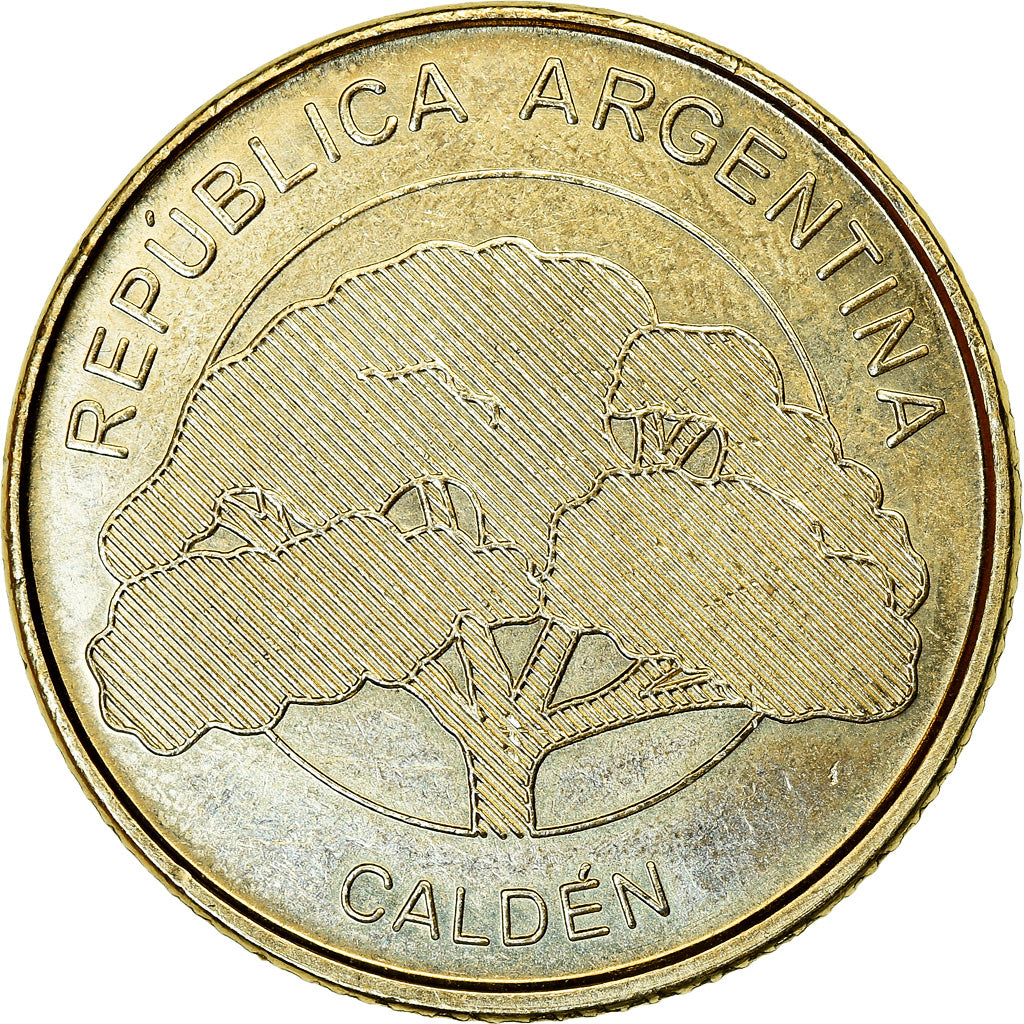 Monnaie, Argentine, 10 Pesos, 2018, SPL, Maillechort