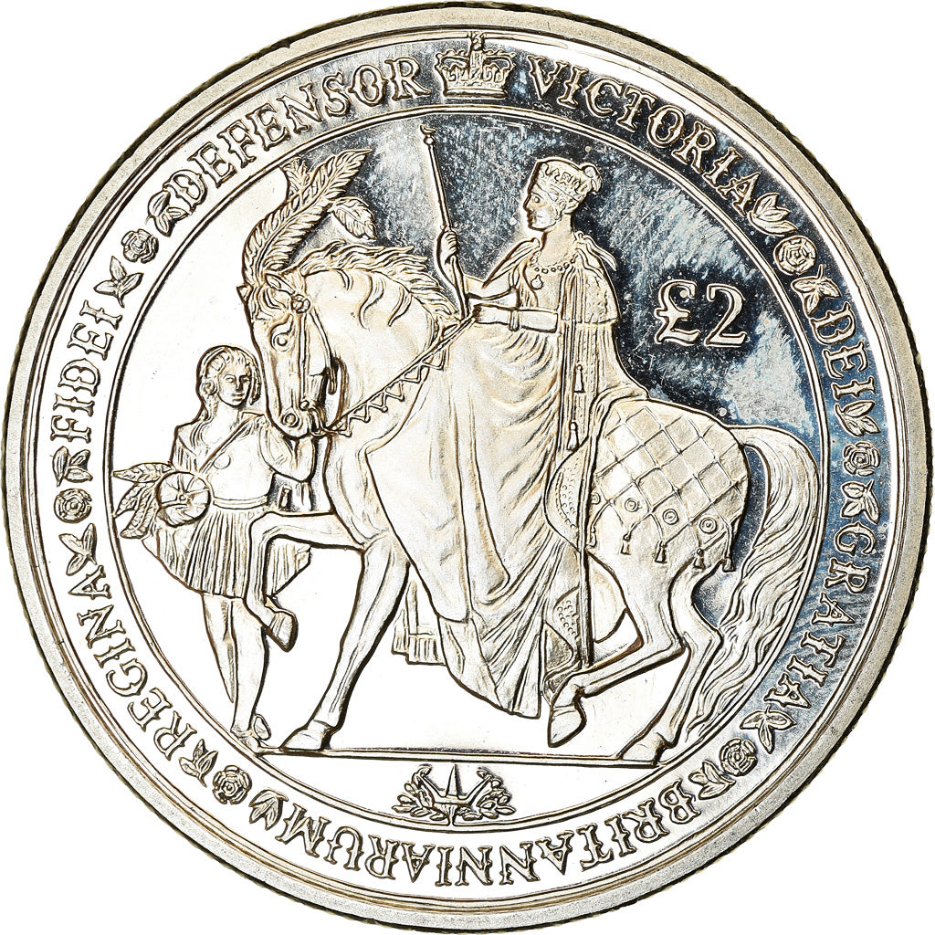 Monnaie, South Georgia and the South Sandwich Islands, 2 Pounds, 2019, Reine