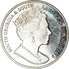 Monnaie, South Georgia and the South Sandwich Islands, 2 Pounds, 2019, Reine