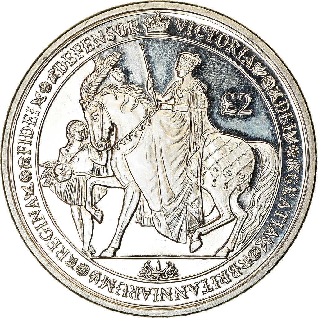 Monnaie, South Georgia and the South Sandwich Islands, 2 Pounds, 2019, Reine