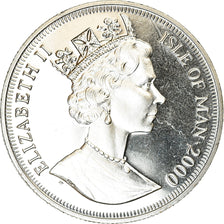 Coin, Isle of Man, Crown, 2000, Pobjoy Mint, Francisco Pizarro, MS(63)