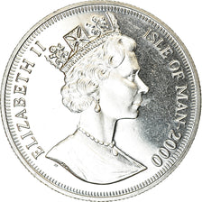 Coin, Isle of Man, Crown, 2000, Pobjoy Mint, Francisco Pizarro, MS(63)