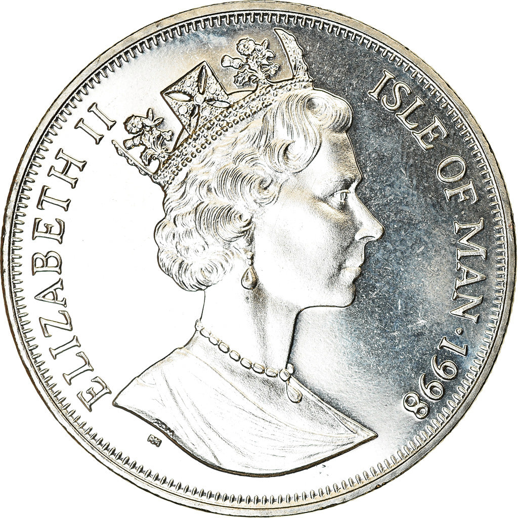 Coin, Isle of Man, Crown, 1998, Pobjoy Mint, Vasco de Gama, MS(63)