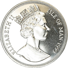 Coin, Isle of Man, Crown, 1999, Pobjoy Mint, Sir  Walter Raleigh, MS(63)