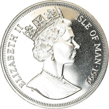 Coin, Isle of Man, Crown, 1999, Pobjoy Mint, Sir  Walter Raleigh, MS(63)