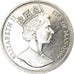 Moeda, Ilha de Man, Crown, 1999, Pobjoy Mint, 1er homme sur la lune, MS(63)