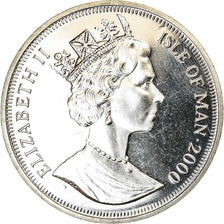 Coin, Isle of Man, Crown, 2000, Pobjoy Mint, Chute du mur de Berlin, MS(63)