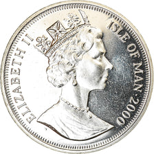 Coin, Isle of Man, Crown, 2000, Pobjoy Mint, Chute du mur de Berlin, MS(63)