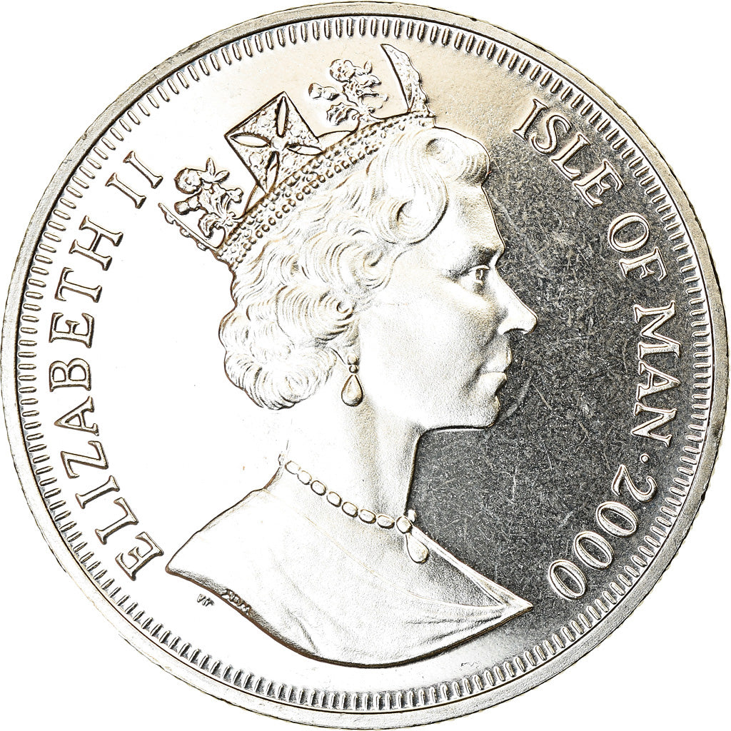 Coin, Isle of Man, Crown, 2000, Pobjoy Mint, Willem Barents, MS(63)