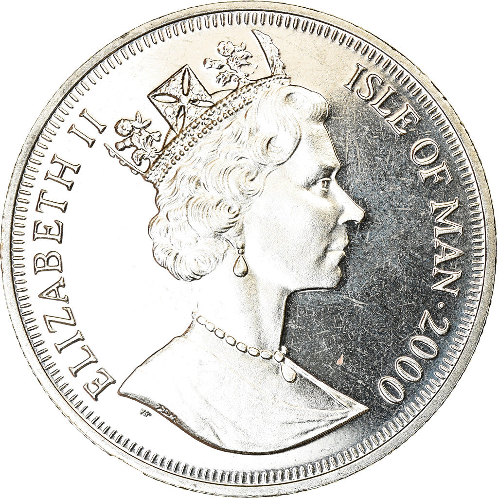 Coin, Isle of Man, Crown, 2000, Pobjoy Mint, Willem Barents, MS(63)