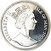Coin, Isle of Man, Crown, 2000, Pobjoy Mint, Millénaire - Station spatiale