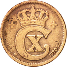 Danemark, Christian X, 2 Öre, 1920, Copenhagen, TTB+, Bronze, KM:813.2