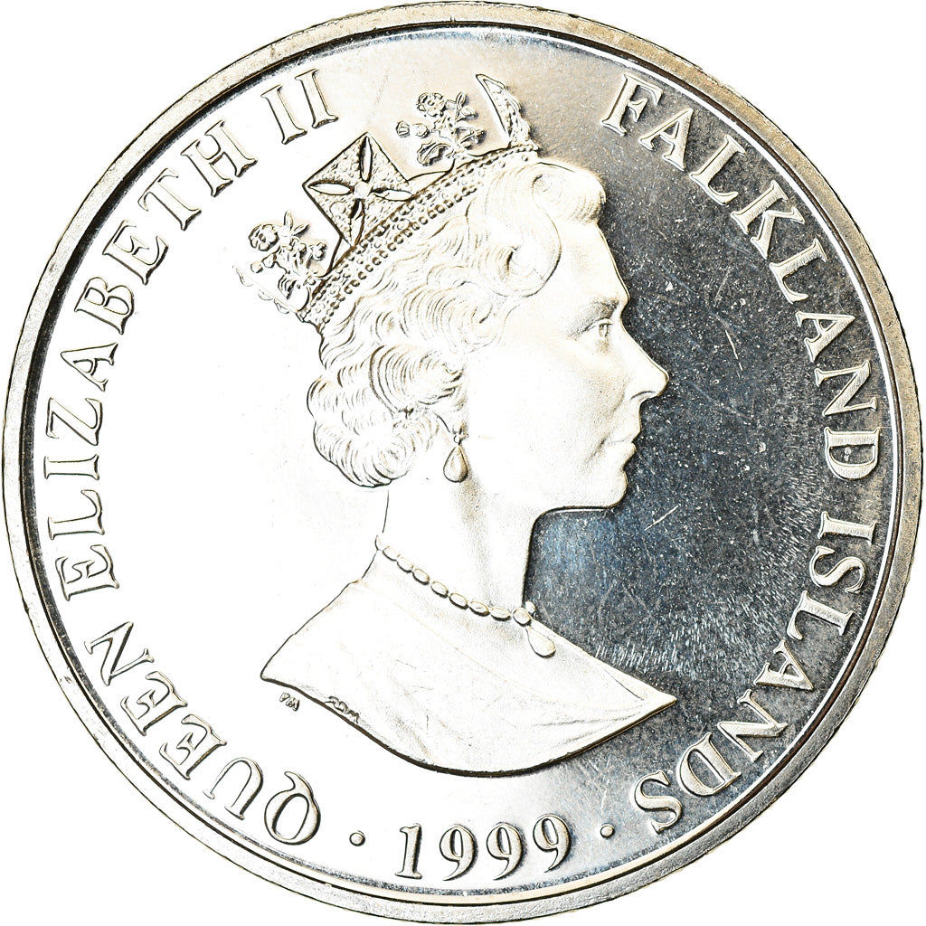 Munten, Falkland Eilanden, 2 Pounds, 1999, Sir Ernest Henry Shackleton, UNC-