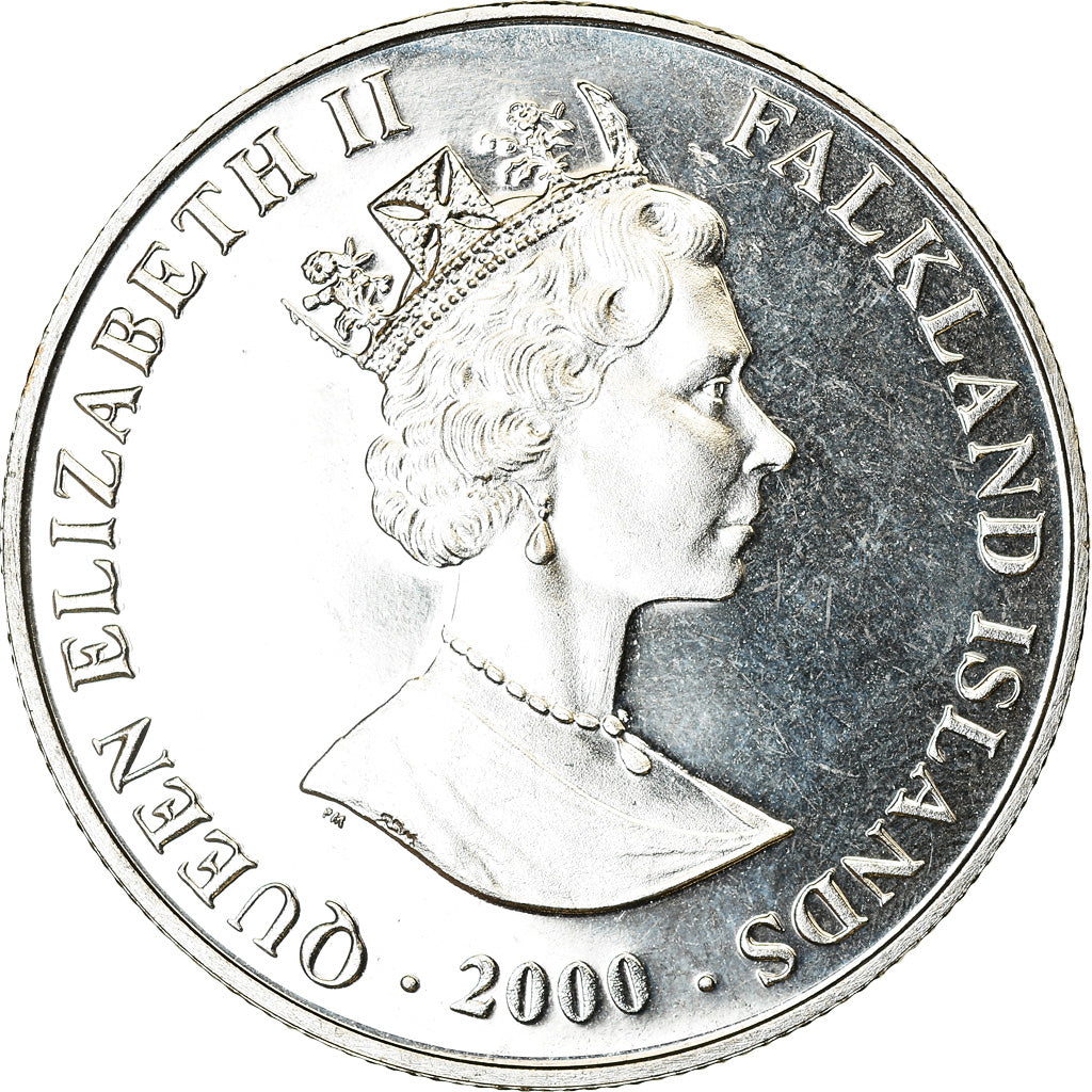 Monnaie, Falkland Islands, 2 Pounds, 2000, Ruée vers l'or - Vicar of Bray, SPL