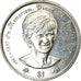 Moeda, Niuê, Dollar, 1997, Diana - Princesse du peuple, MS(63), Cuproníquel