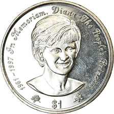 Coin, Niue, Dollar, 1997, Diana - Princesse du peuple, MS(63), Cupro-nickel