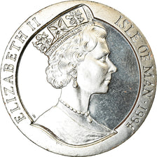 Coin, Isle of Man, Crown, 1994, Pobjoy Mint, Année du Chien, MS(63)