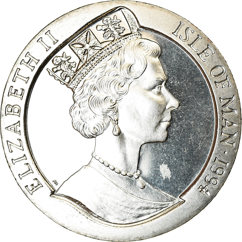 Monnaie, Isle of Man, Crown, 1994, Pobjoy Mint, Année du Chien, SPL