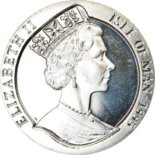 Coin, Isle of Man, Crown, 1995, Pobjoy Mint, Année du Cochon, MS(63)