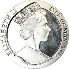 Coin, Isle of Man, Crown, 1995, Pobjoy Mint, Année du Cochon, MS(63)