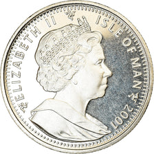 Coin, Isle of Man, Crown, 2001, Pobjoy Mint, Harry Potter - 4ème portrait