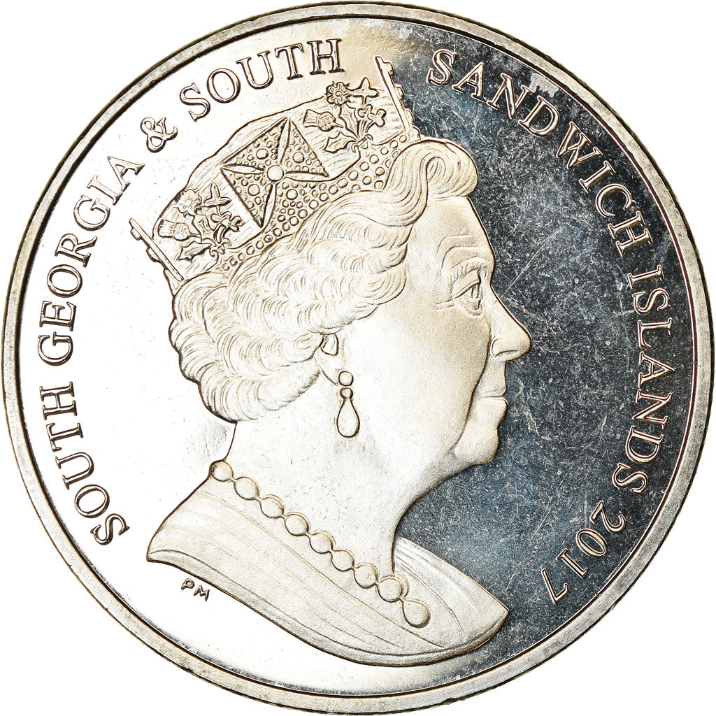 Coin, South Georgia and the South Sandwich Islands, 2 Pounds, 2017
