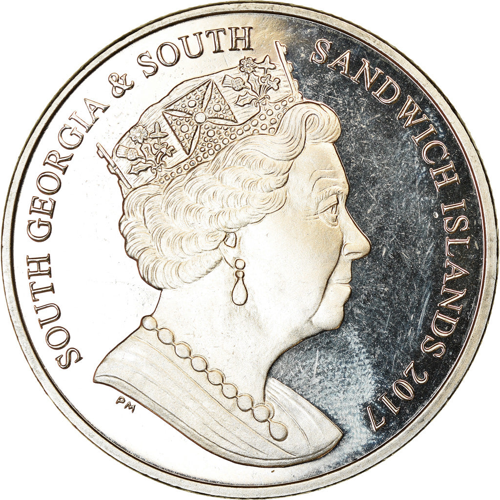 Coin, South Georgia and the South Sandwich Islands, 2 Pounds, 2017