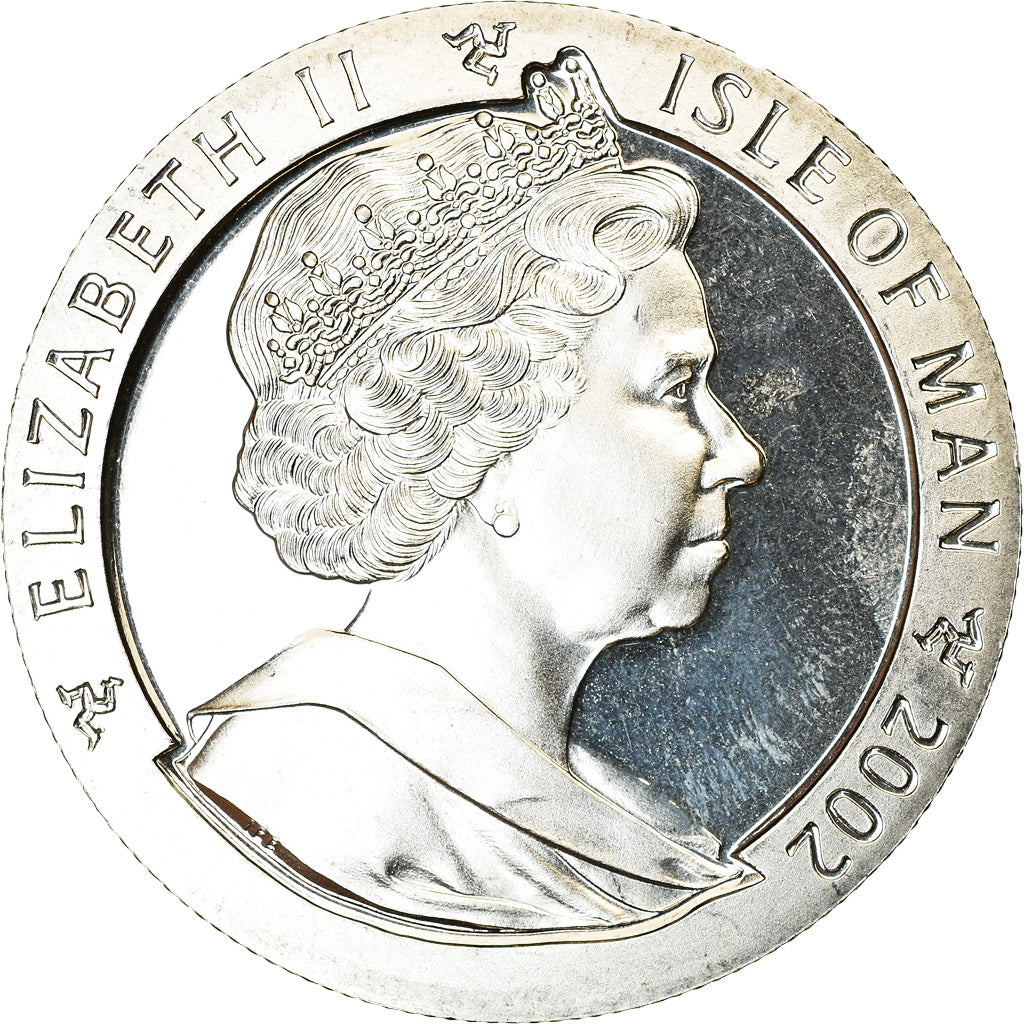 Coin, Isle of Man, Crown, 2002, Pobjoy Mint, Année du Cheval, MS(63)