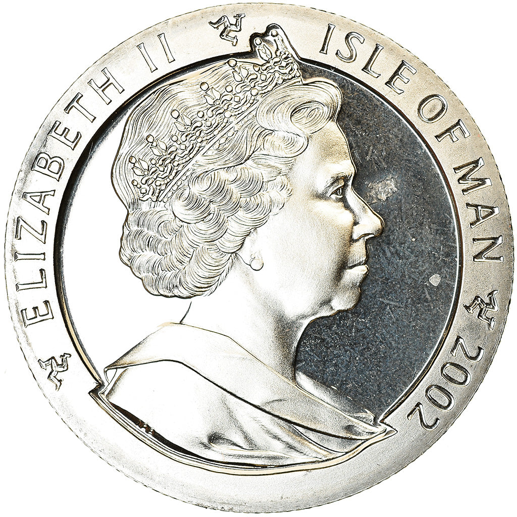 Coin, Isle of Man, Crown, 2002, Pobjoy Mint, Année du Cheval, MS(63)