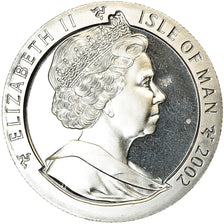 Coin, Isle of Man, Crown, 2002, Pobjoy Mint, Année du Cheval, MS(63)