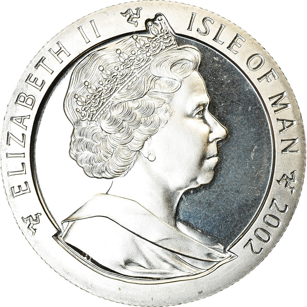 Coin, Isle of Man, Crown, 2002, Pobjoy Mint, Année du Cheval, MS(63)