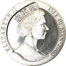 Moneta, Isola di Man, Crown, 2000, Pobjoy Mint, Année du Dragon, SPL