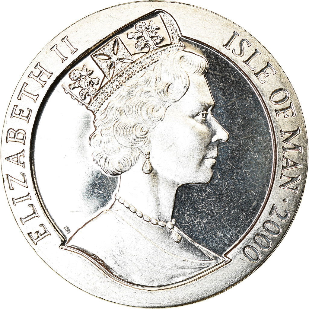 Coin, Isle of Man, Crown, 2000, Pobjoy Mint, Année du Dragon, MS(63)