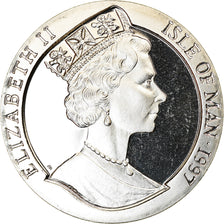 Coin, Isle of Man, Crown, 1997, Pobjoy Mint, Année du Buffle, MS(63)