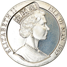 Coin, Isle of Man, Crown, 1997, Pobjoy Mint, Année du Buffle, MS(63)