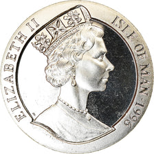 Coin, Isle of Man, Crown, 1996, Pobjoy Mint, Année du Rat, MS(63), Cupro-nickel