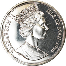 Coin, Isle of Man, Crown, 1996, Pobjoy Mint, La légende d'Arthur - Le roi